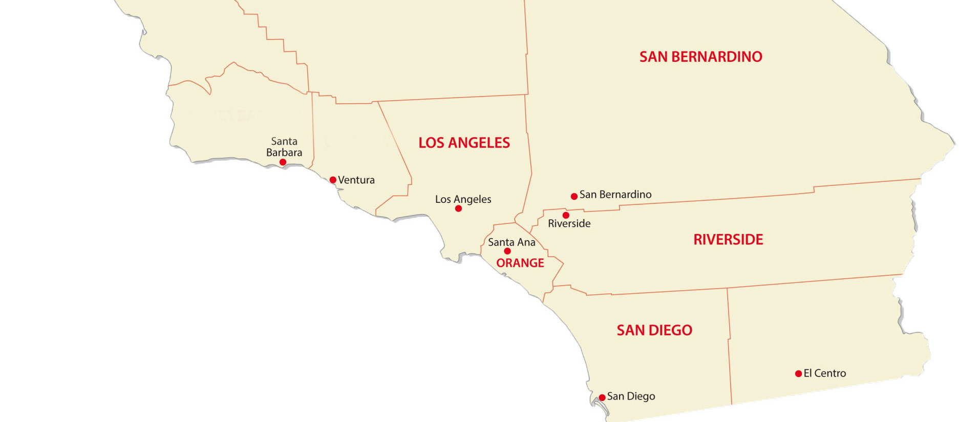 Full Throttle Lift Rental Service Area Map